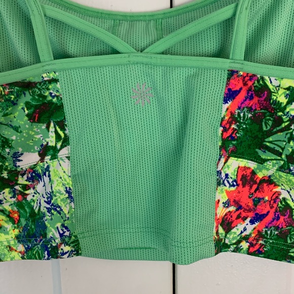 Athleta Crop Bra Workout Top Sz M - Picture 8 of 12